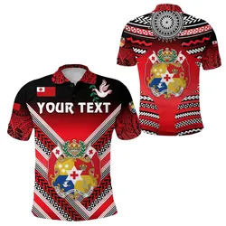 (Custom Personalised) Mate Maa Tonga Rugby Polo Shirt Polynesian Creative Style