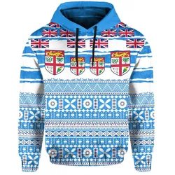 Fiji Polynesian Hoodie Fijian Tropical Flowers LT13