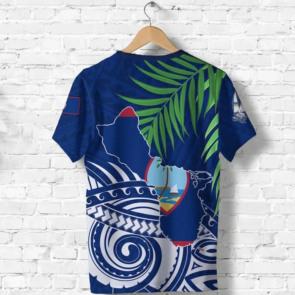 Guam Rugby T Shirt Coconut Leaves K13