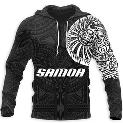 Samoa Tattoo Tiki Ancestors All Over Hoodie Bt05