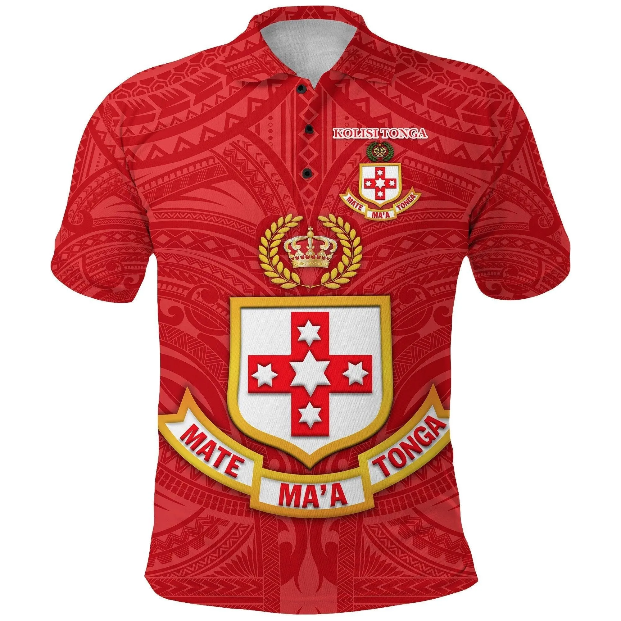 Kolisi Tonga Polo Shirt Mate Maa Tonga Rugby Ashburton Old Boys