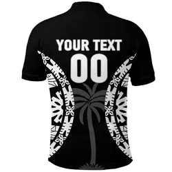 Custom Personalised Fiji Rugby Sevens Fijian Tapa Pattern Polo Shirt LT12