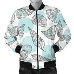 Shell Polynesian Tribal  MenS Bomber Jacket
