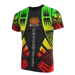 Papua New Guinea T shirt - Papua New Guinea Coat Of Arms Polynesian Tattoo Reggae Style