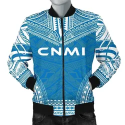 FamilyGater Jacket - Bomber Jacket Northern Mariana Islands Flag Polynesian Chief - Bn10