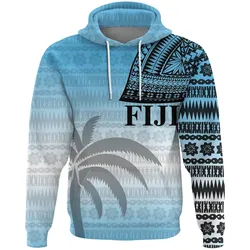 Fiji Tapa Hoodie Tattoo Style
