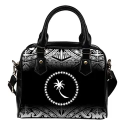 Chuuk Shoulder Handbag - Micronesian Black Fog Style