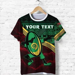 (Custom Personalised) Vanuatu Rugby T Shirt Dab Trend Creative