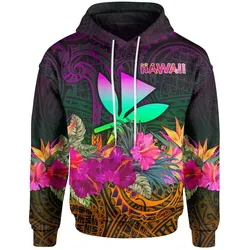 Alohawaii Clothing - Hoodie Polynesian Hawaii Kanaka Maoli - Summer Hibiscus - BN15
