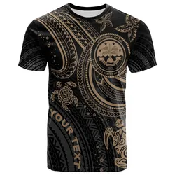 Federated States of Micronesia Custom Personalised T-shirt - Coat Of Arm with Gold Turtle