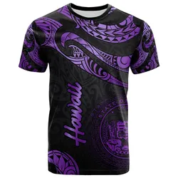 Hawaii Polynesian T-Shirt - Poly Tattoo Purple Version