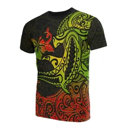 Alohawaii T-Shirt - Tee Hawaii , Polynesian Hammerhead Shark Hibiscus All Over Print BN15