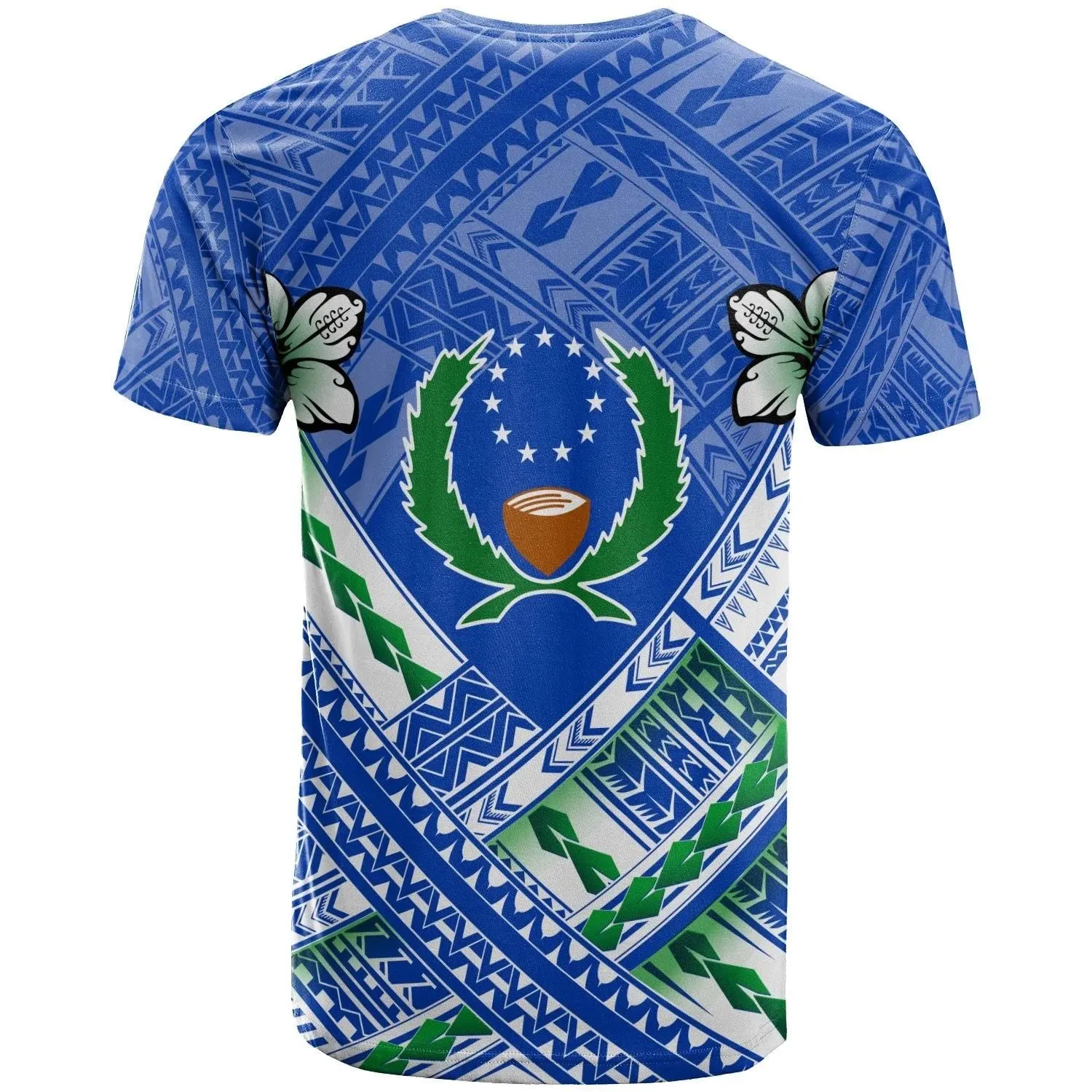 Pohnpei Polynesian T-Shirts - Pohnpei Flag Camisole Hibiscus Style - BN18