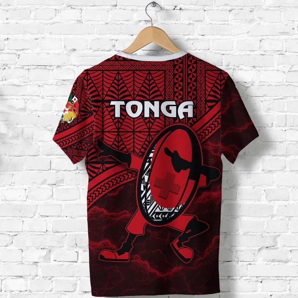 Tonga Rugby T shirt Dab Trend Creative