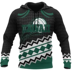 Hawaii Polynesian Tattoo Style Unisex 3D Hoodie All Over Print Hkeaf