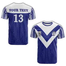 (Custom Personalised) Makoi Bulldogs T Shirt Forever Fiji Rugby - Custom Text and Number LT13