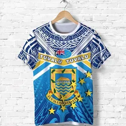 Tuvalu Rugby T shirt Polynesian Flag