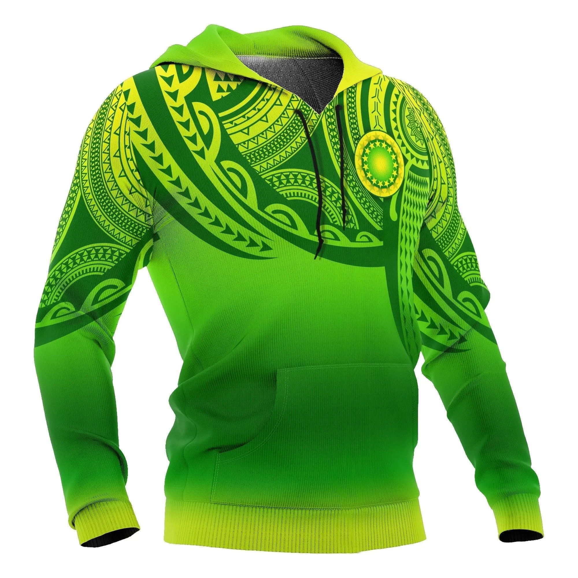 Cook Islands Polynesian Hoodie - Tattoo Pattern