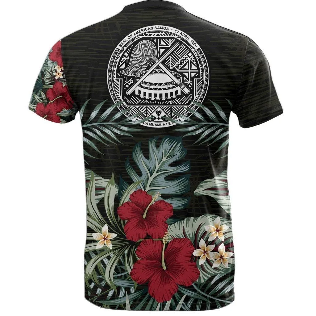 American Samoa Hibiscus T shirt