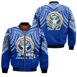 Custom 76th Northern Mariana Islands Liberation Day Bomber Jacket - LT12