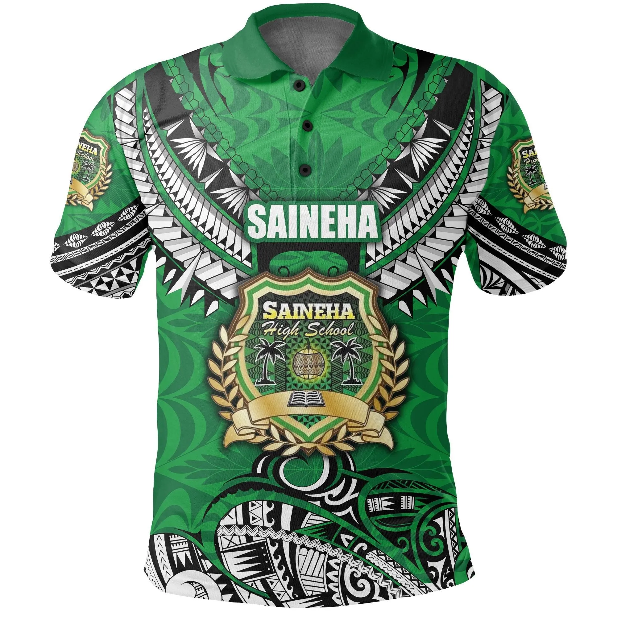 (Custom Personalised) Saineha Tonga Polo Shirt Polynesian Style - Class of 2010 - LT16