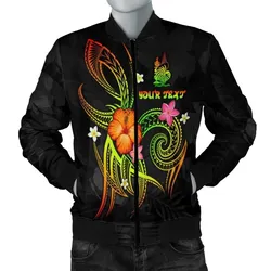 New Caledonia Polynesian Personalised Men's Bomber Jacket - Legend of New Caledonia (Reggae) - BN15