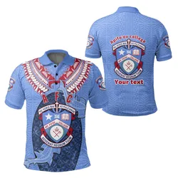 (Custom Personalised) Tonga Apifoou College Polo Shirt Special Style LT16