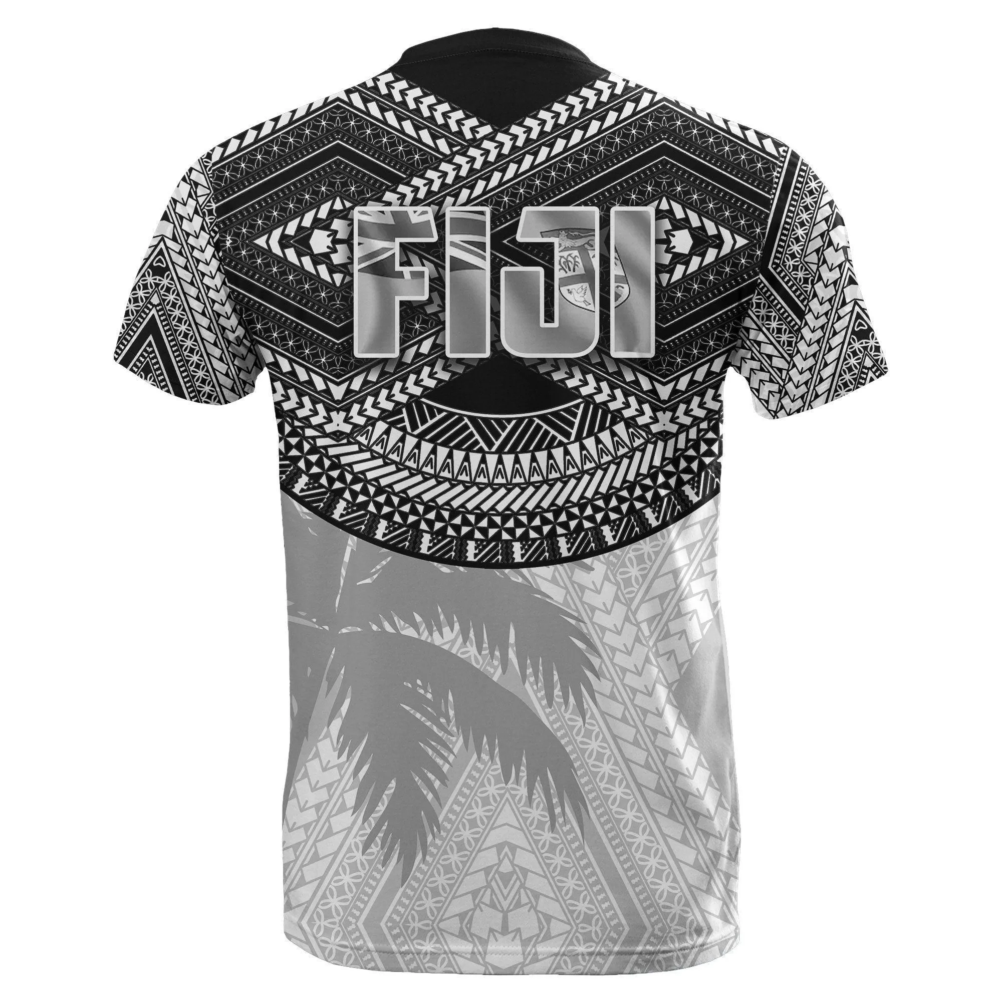 Fiji Rugby Polynesian T-Shirt White