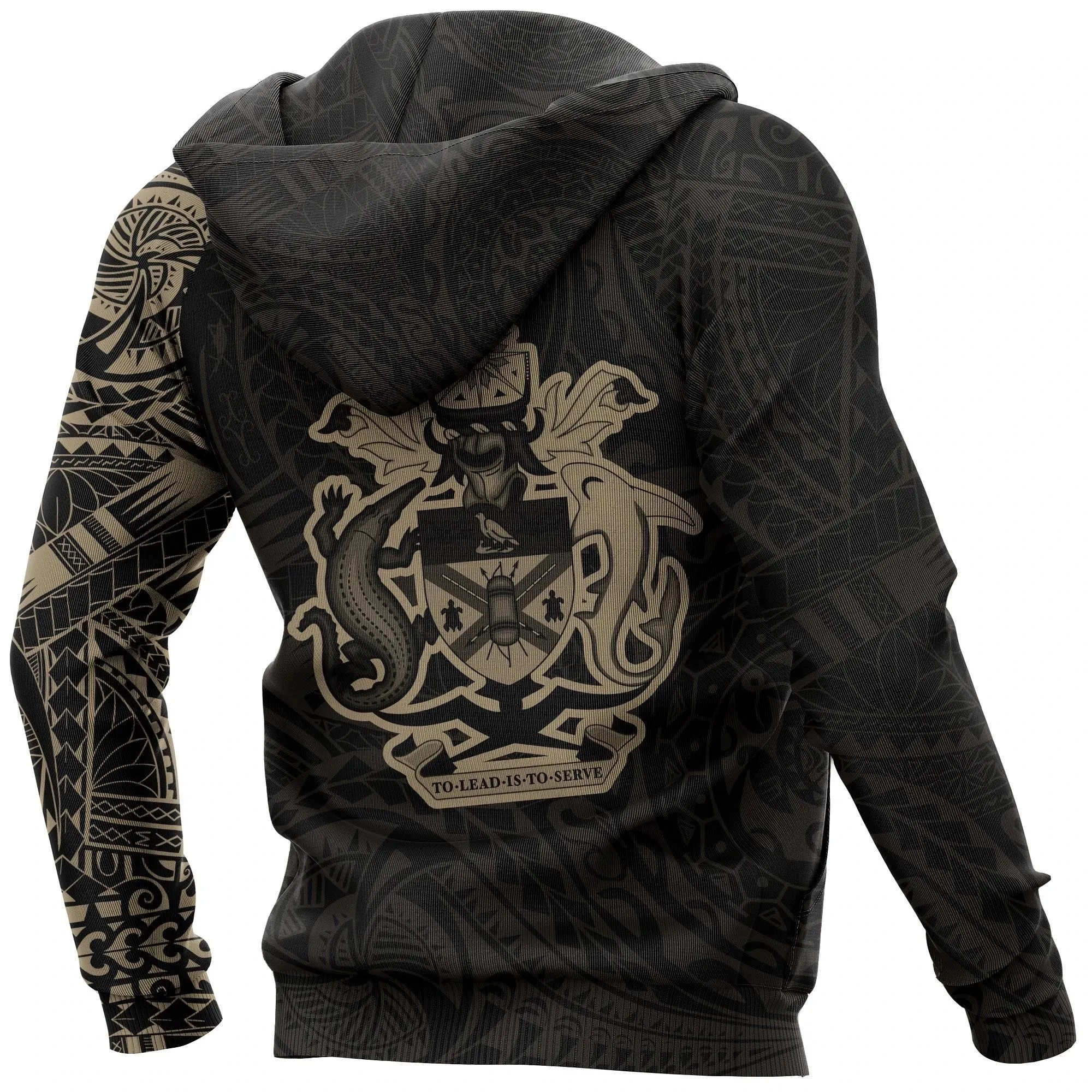 Alohawaii Clothing - Hoodie Solomon In My Heart Polynesian Tattoo Style A7