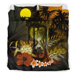 Palau Hibiscus Tree Of Life Hourglass Bedding Set Bedroom Decor