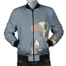 Hawaiian Hibiscus Polynesian Bomber Jacket