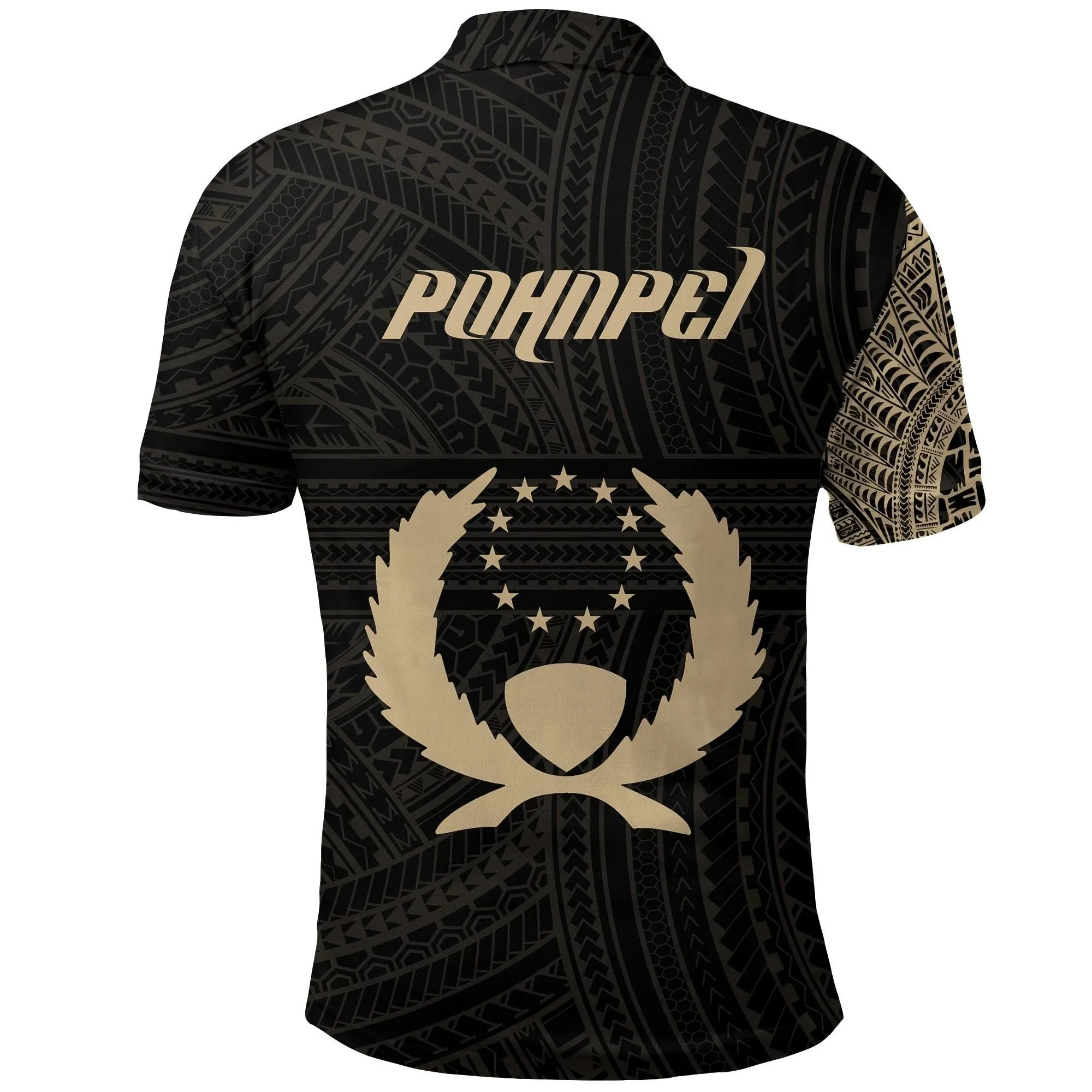 Alohawaii Shirt - Polo Shirt Pohnpei Polynesian Tattoo Style A31