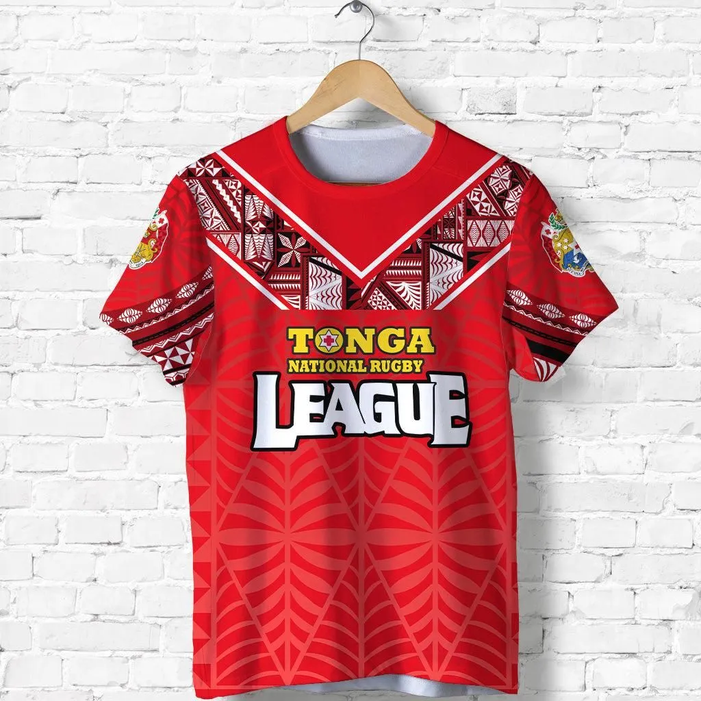 (Custom Personalised) Tonga Rugby League T Shirt Sport Style LT16