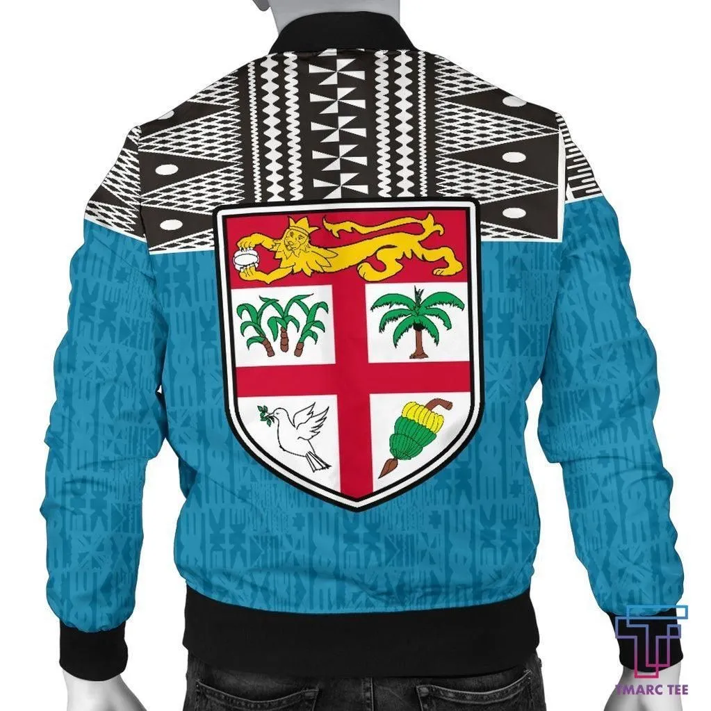 Tmarc Tee Fiji Bomber Jacket - Polynesian Design - BN09