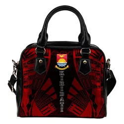 Kiribati Shoulder Handbag - Polynesian Tattoo Red