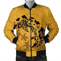 Hawaii Love Animal Polynesian Bomber Jacket