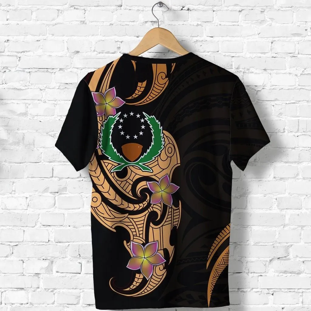 (Custom Personalised) Pohnpei Simple T Shirt Tropical Flowers LT13