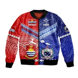 Samoa and Kiribati Bomber Jacket Together LT8