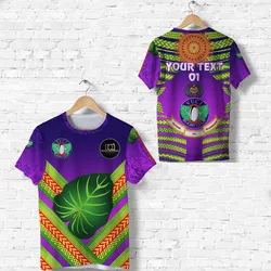 (Custom Personalised) Fiji Vuci Rugby Club T-Shirt Creative Style - Purple, Personalized Text And Number Lt8