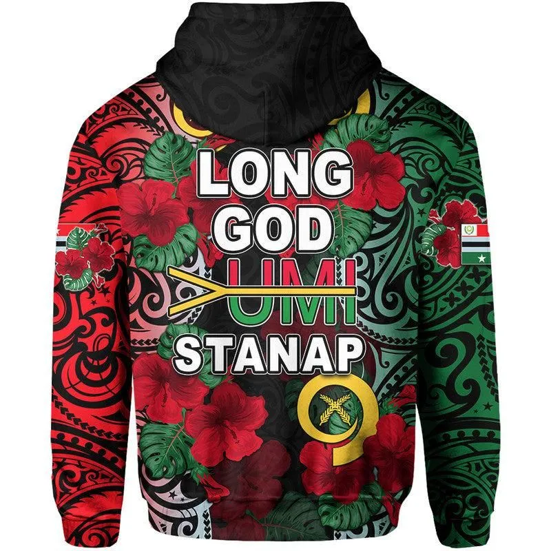 Vanuatu Penama And Hibiscus Hoodie LT6