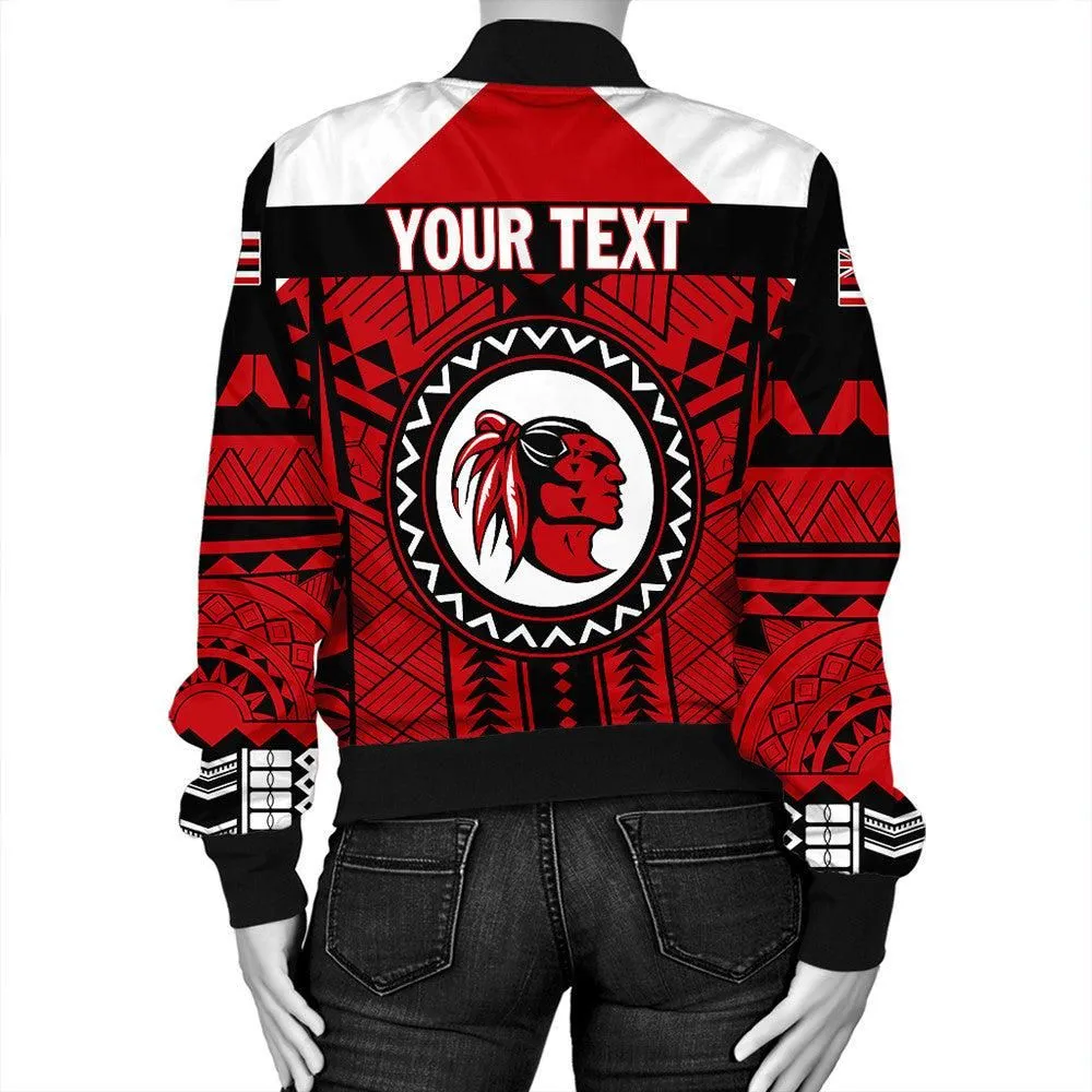 Polynesian Pride Jacket - Personalized Hawaiian High Kahuku Bomber Jacket LT10