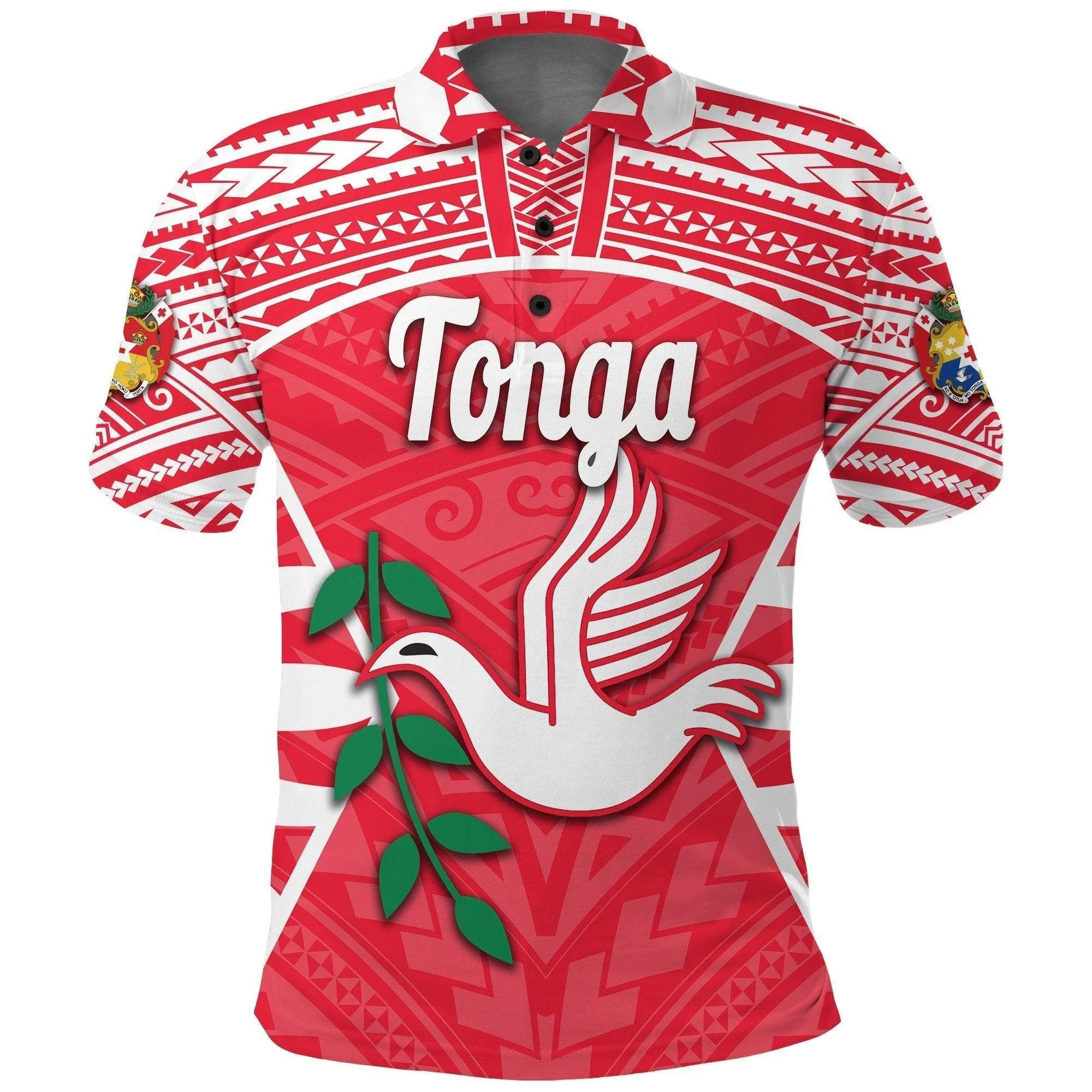 Combo Polo Shirt and Men Short Tonga Rugby Style
