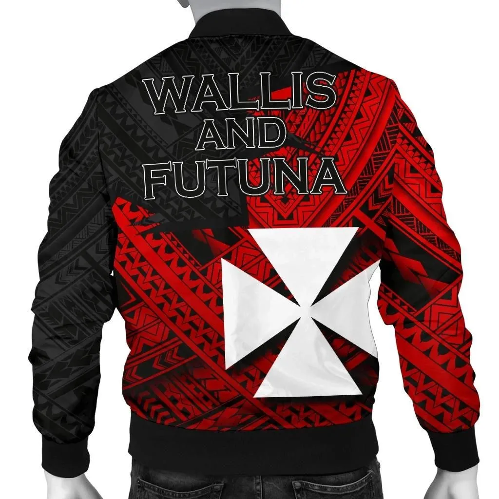 Wallis and Futuna Men's Bomber Jacket - HOME A7