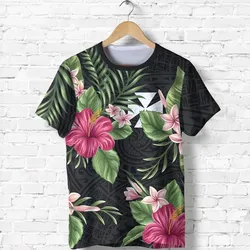 Wallis And Futuna T-Shirt Coat Of Arms Hibiscus TH5