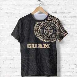 Guam In My Heart Tattoo Style T shirt