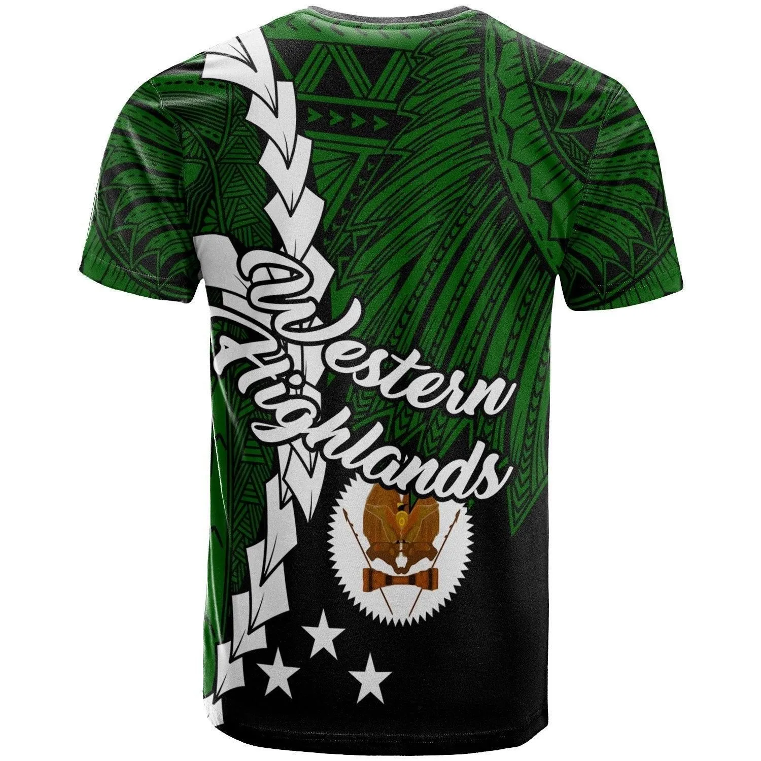 Papua New Guinea Western Highlands Province Polynesian T shirt - Tribal Wave Tattoo