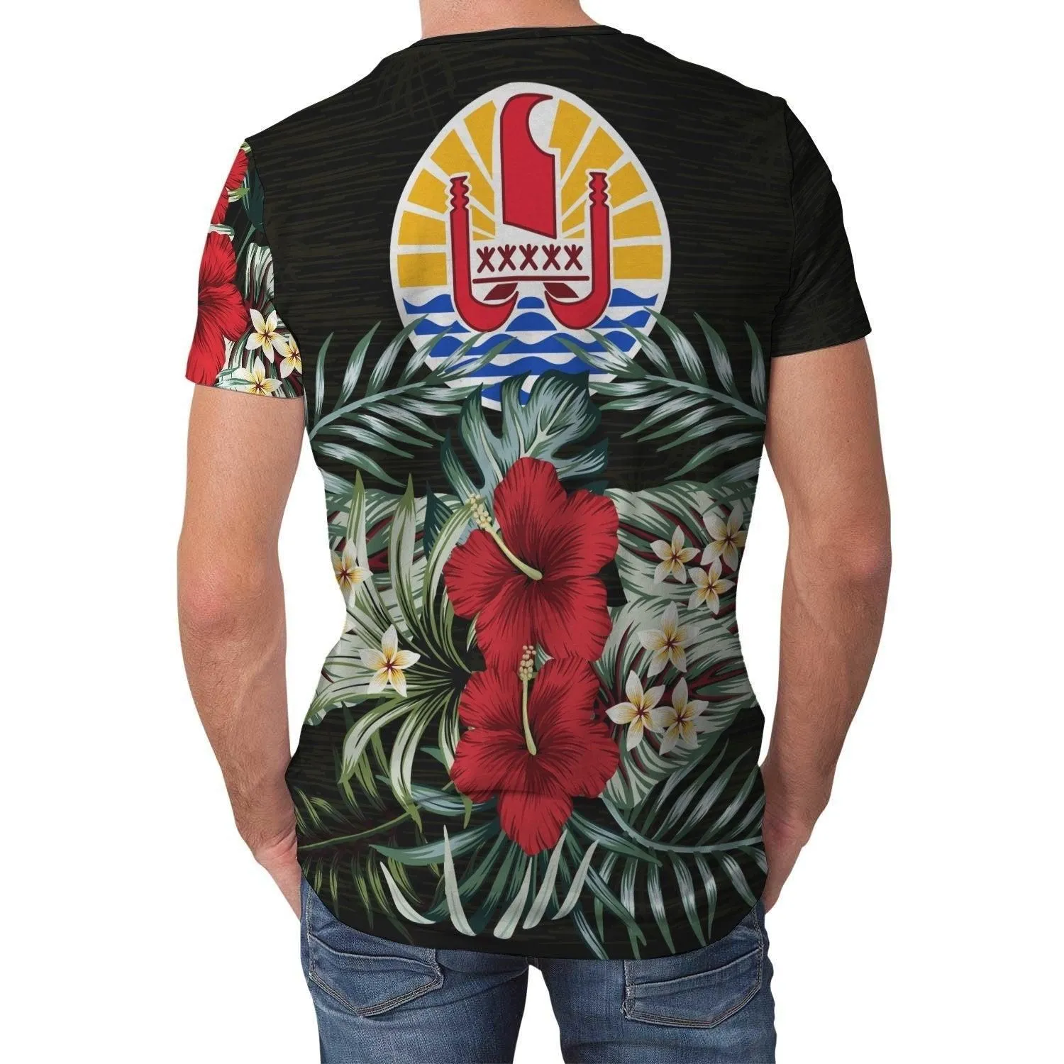 French Polynesia T shirt Hibiscus (Men/Women)