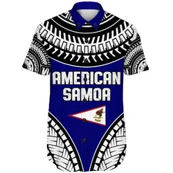 Polynesian Pride Short Sleeve Shirt - American Samoa Tattoo Chief Short Sleeve Shirt LT10
