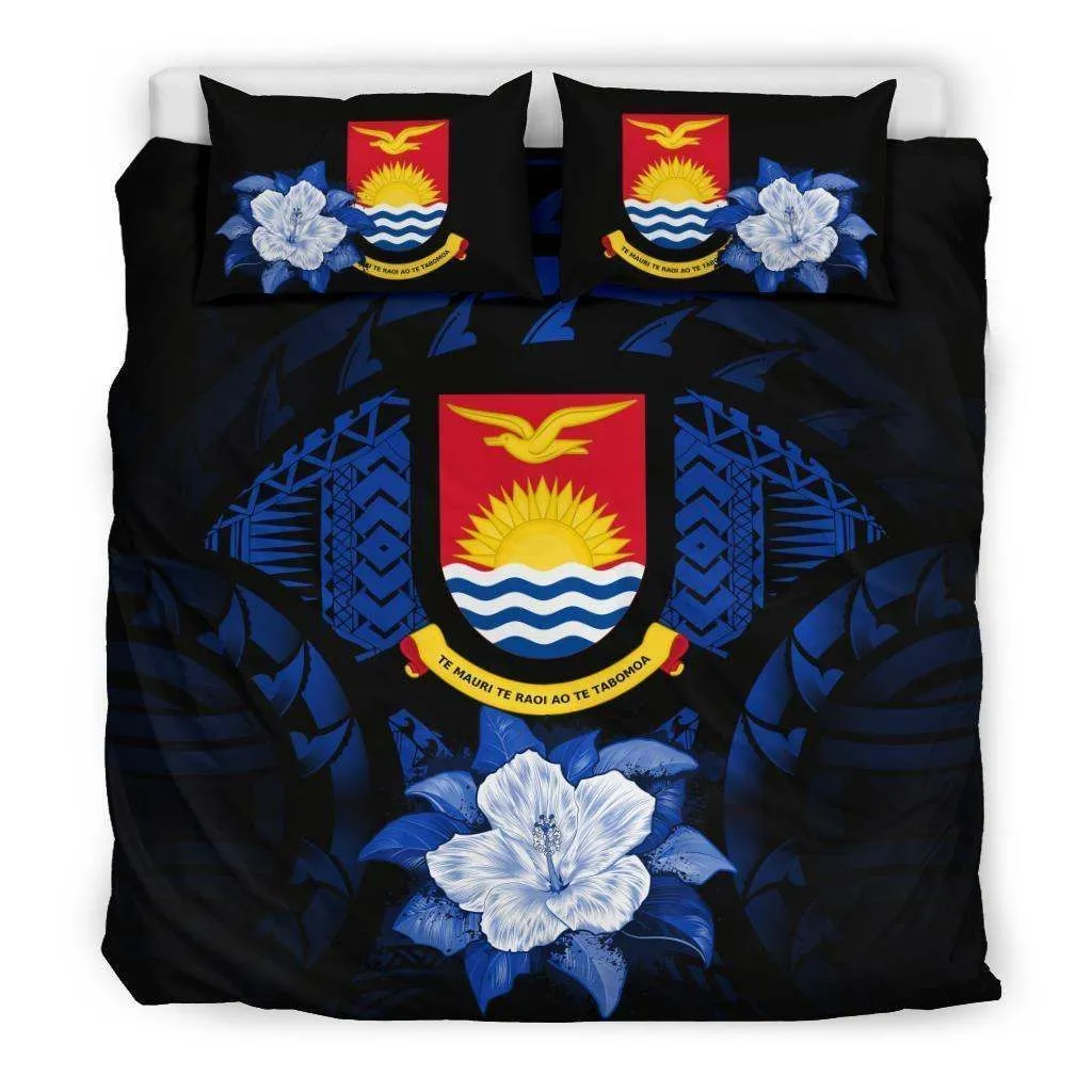 Kiribati Dark Blue Hibiscus Bedding Set Dhc28111730Dd