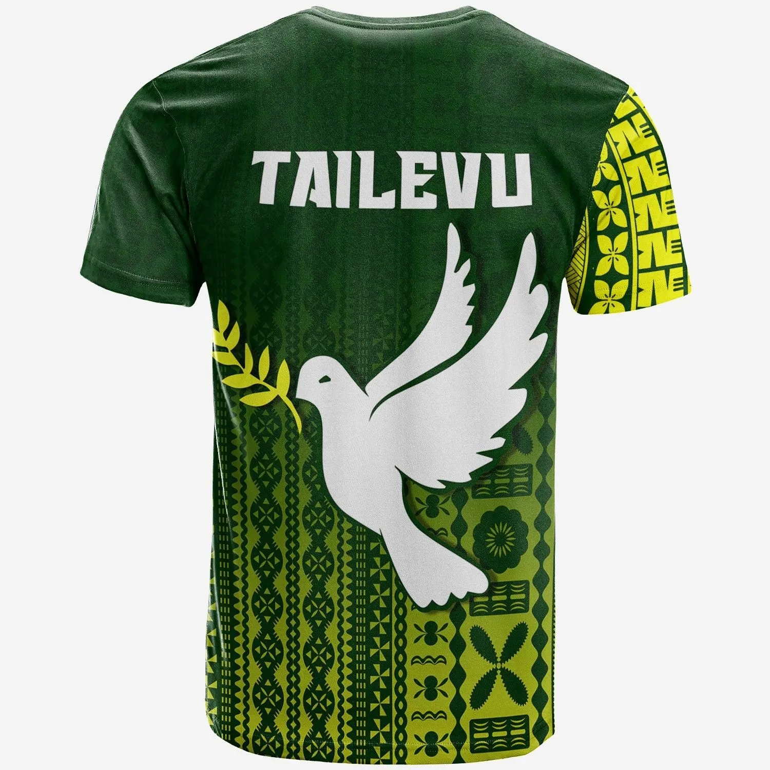 Tailevu Rugby Fiji T Shirt - Go Green LT4